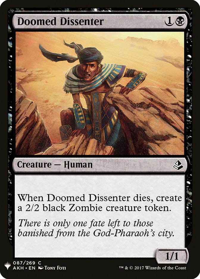 Doomed Dissenter [Mystery Booster] | Tacoma Games