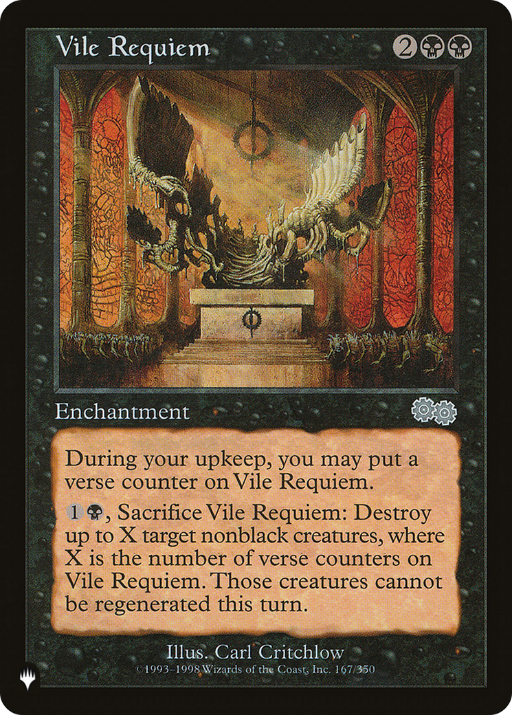 Vile Requiem (USG) [The List Reprints] | Tacoma Games