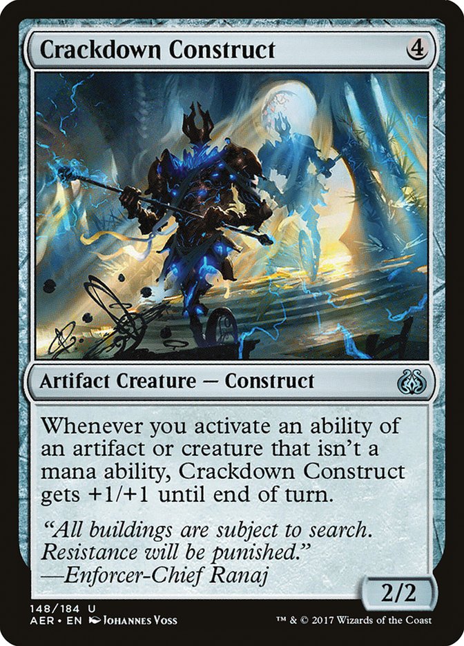 Crackdown Construct [Aether Revolt] | Tacoma Games