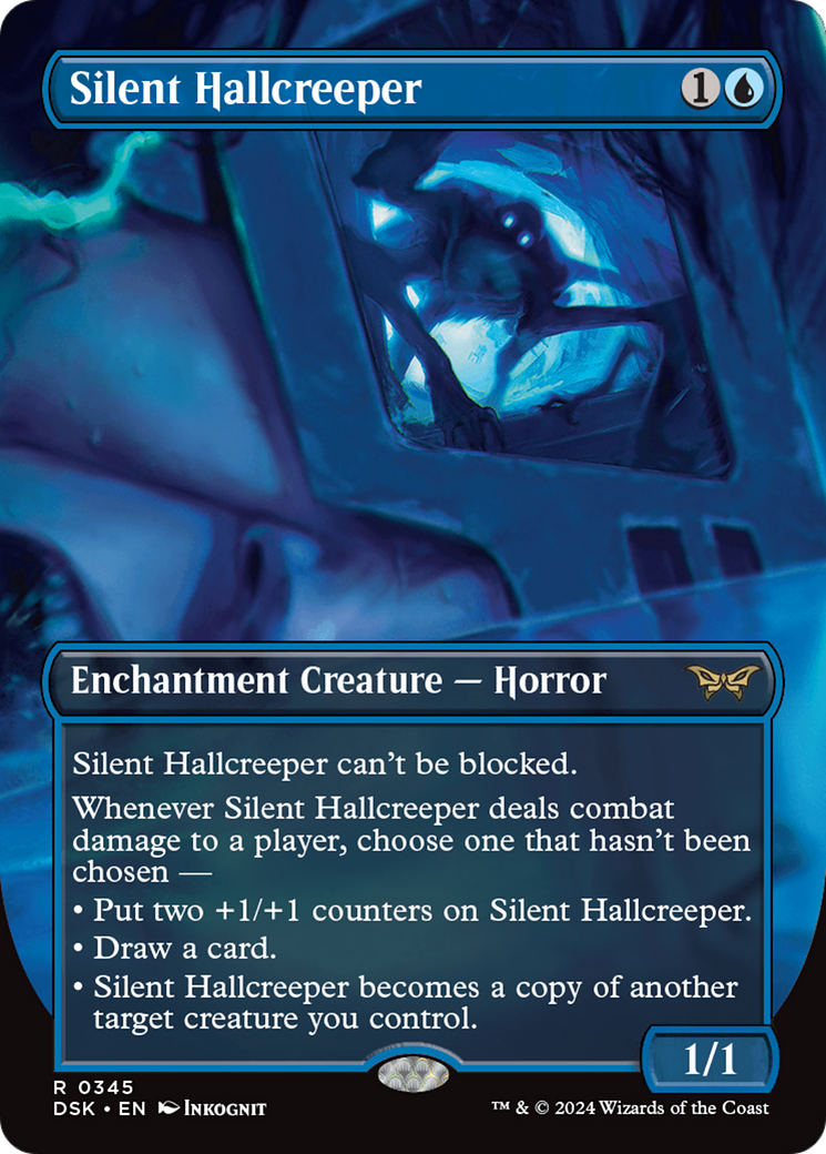 Silent Hallcreeper (Borderless) [Duskmourn: House of Horror] | Tacoma Games