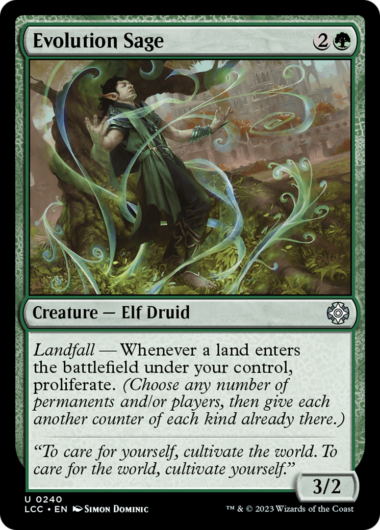 Evolution Sage [The Lost Caverns of Ixalan Commander] | Tacoma Games