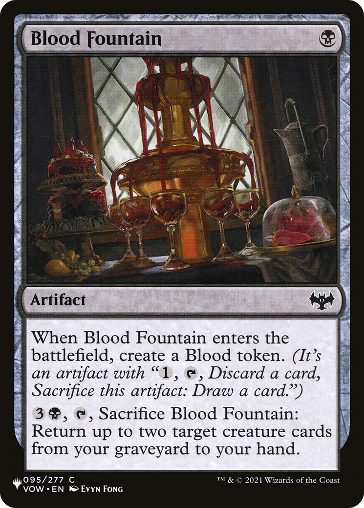 Blood Fountain [The List Reprints] | Tacoma Games