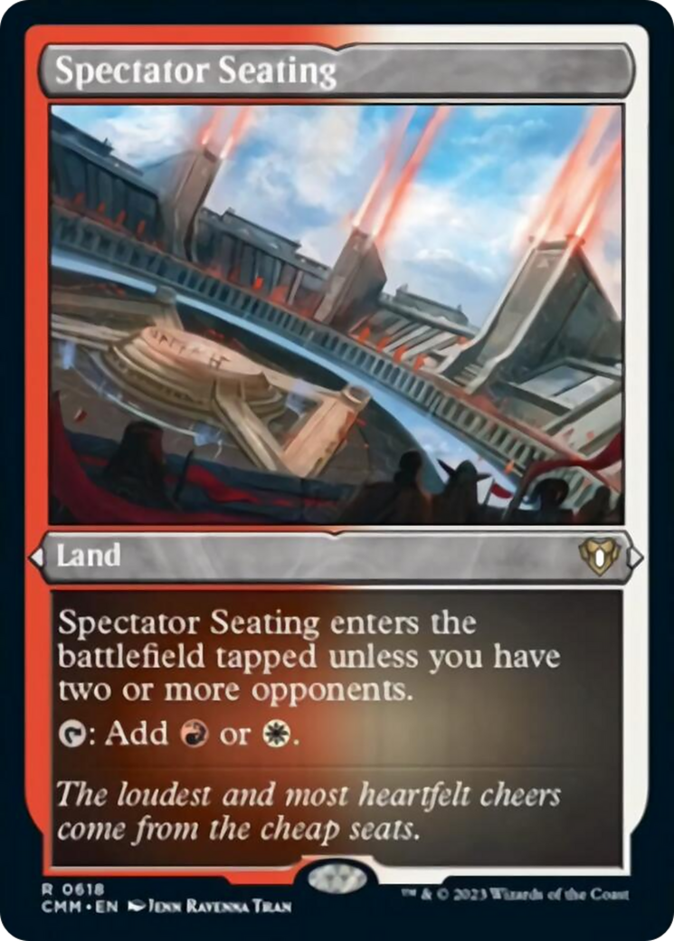 Spectator Seating (Foil Etched) [Commander Masters] | Tacoma Games