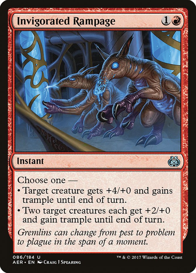 Invigorated Rampage [Aether Revolt] | Tacoma Games