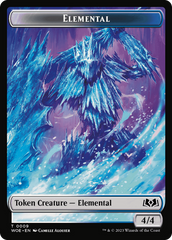 Elemental // Food (0012) Double-Sided Token [Wilds of Eldraine Tokens] | Tacoma Games