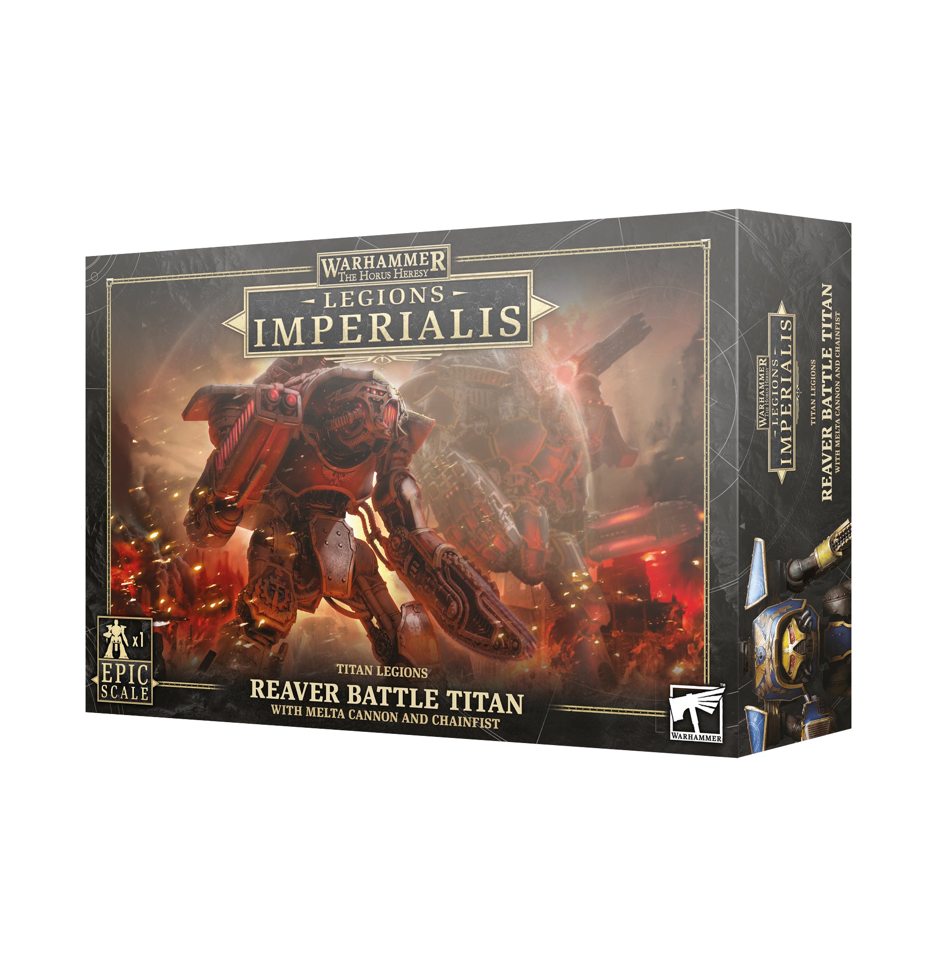 LEGIONS IMPERIALIS: REAVER BATTLE TITAN WITH MELTA CANNON AND CHAINFIST | Tacoma Games
