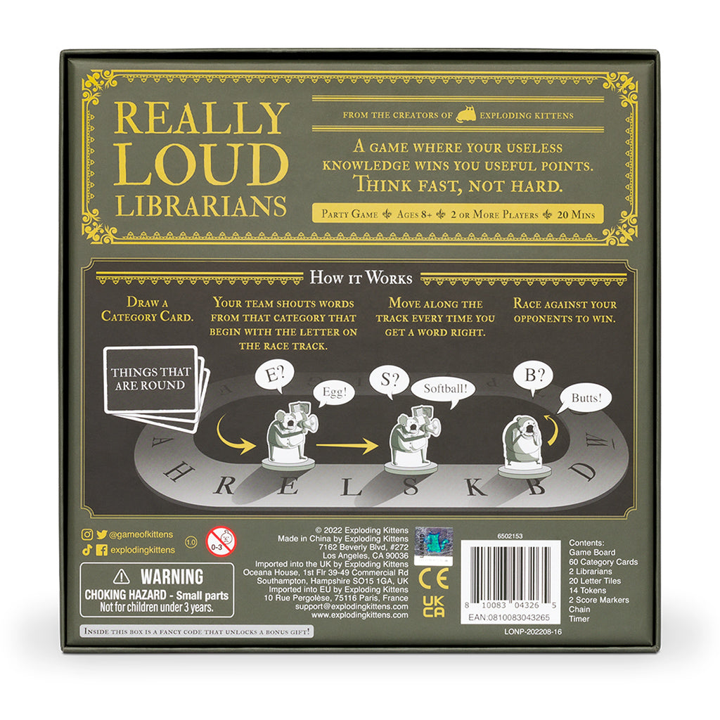 Really Loud Librarians | Tacoma Games
