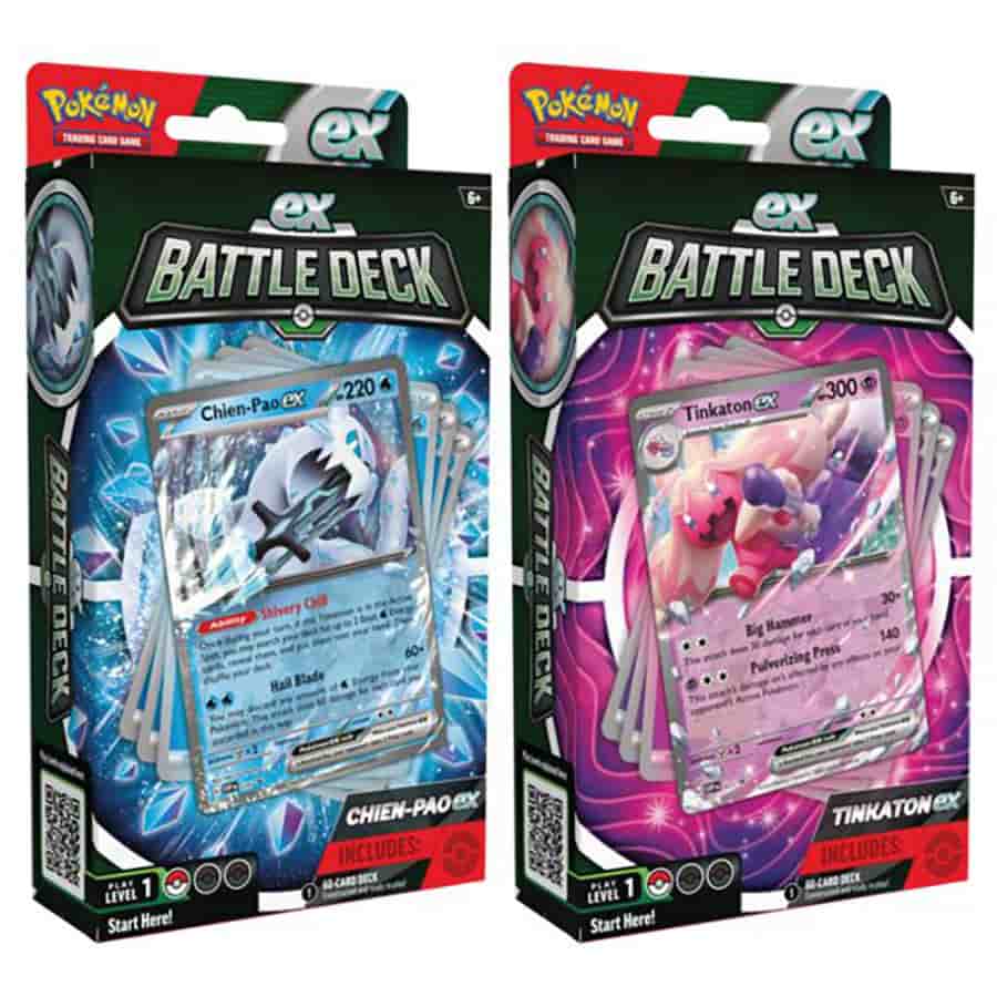 Pokemon Battle Decks EX: Chien-Pao and Tinkaton | Tacoma Games