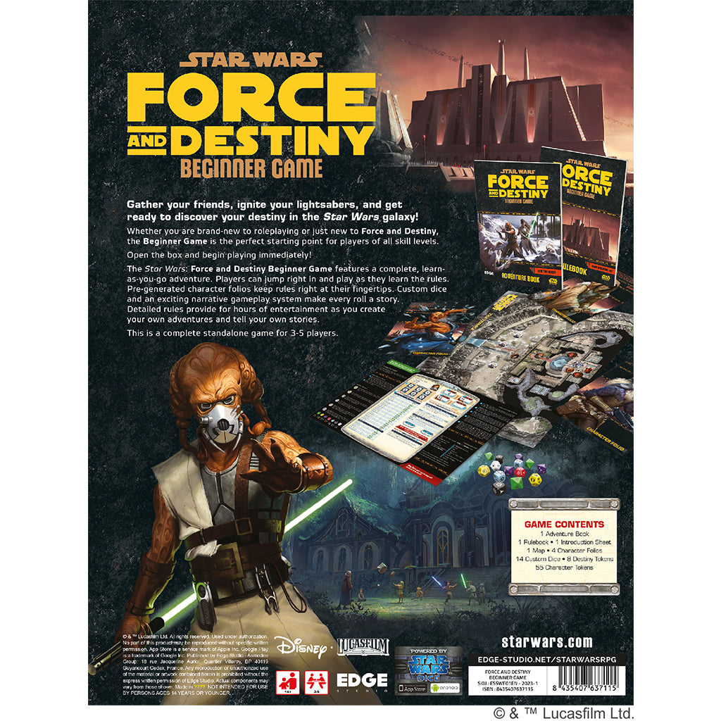 Star Wars - Force and Destiny: Beginner Game | Tacoma Games