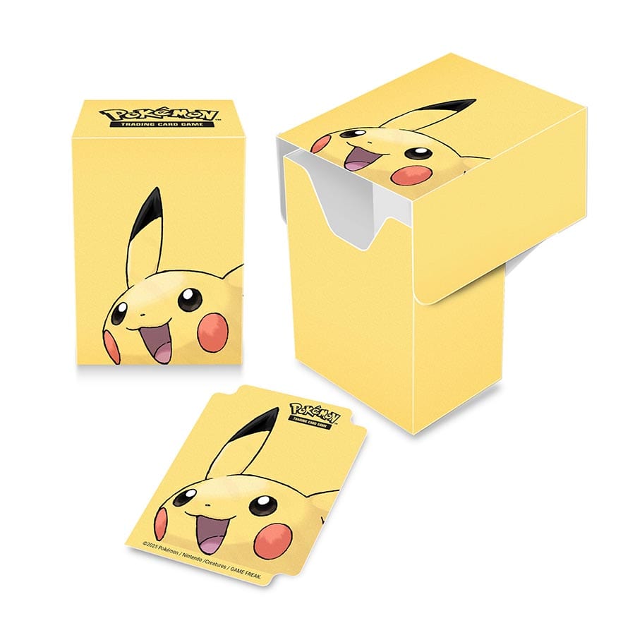 Ultra Pro: Pokemon: Pikachu Full-View Deck Box | Tacoma Games