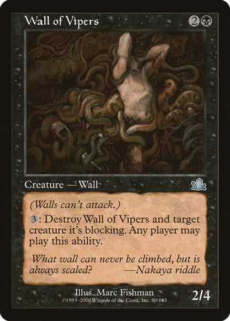 Wall of Vipers [Prophecy] | Tacoma Games