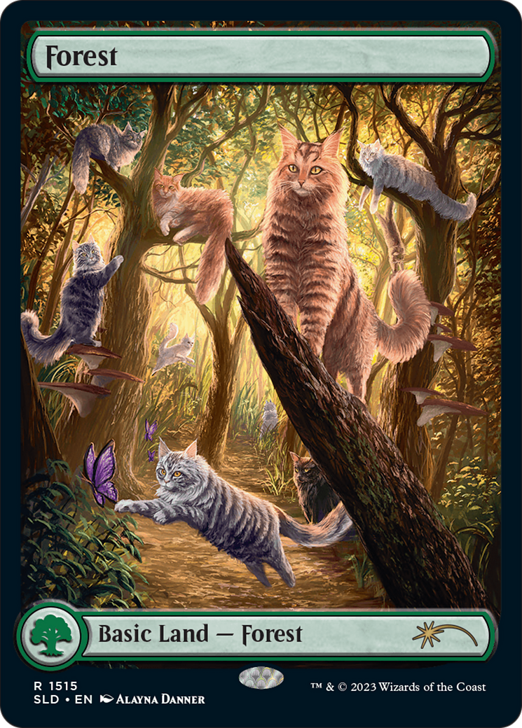 Forest (1515) [Secret Lair Commander Deck: Raining Cats and Dogs] | Tacoma Games