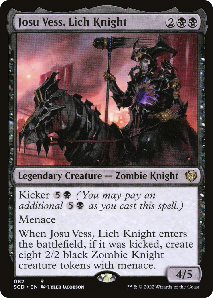 Josu Vess, Lich Knight [Starter Commander Decks] | Tacoma Games