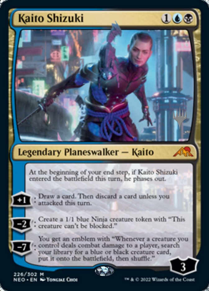 Kaito Shizuki (Promo Pack) [Kamigawa: Neon Dynasty Promos] | Tacoma Games