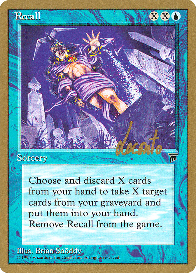 Recall (Michael Loconto) [Pro Tour Collector Set] | Tacoma Games