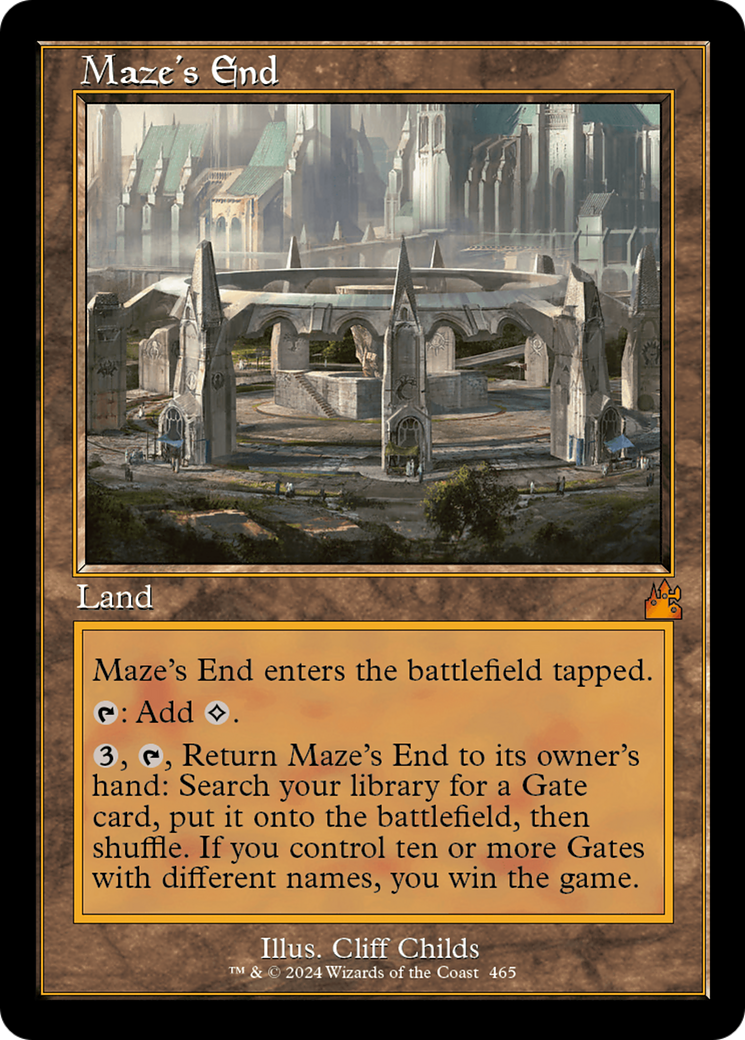 Maze's End (Retro Frame) [Ravnica Remastered] | Tacoma Games