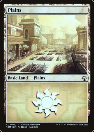 Plains - Boros (A08) [GRN Ravnica Weekend] | Tacoma Games