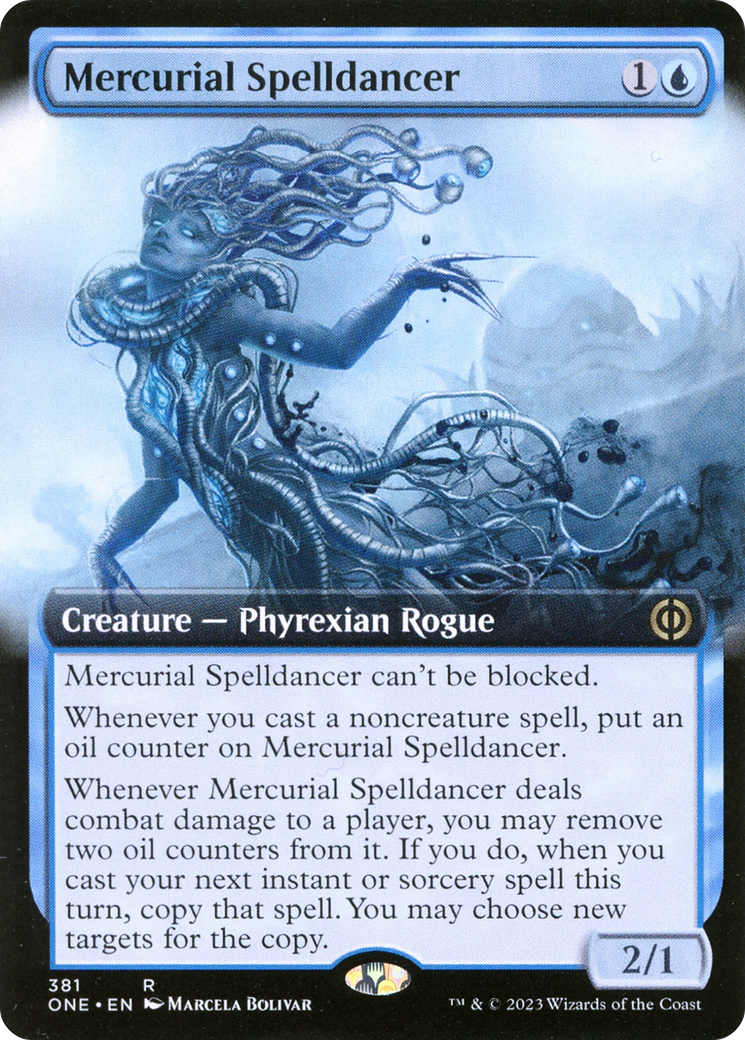 Mercurial Spelldancer (Extended Art) [Phyrexia: All Will Be One] | Tacoma Games