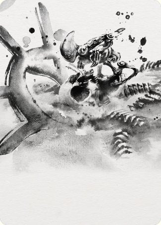 Myr Convert Art Card [Phyrexia: All Will Be One Art Series] | Tacoma Games