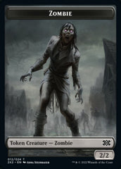Zombie // Eldrazi Scion Double-sided Token [Double Masters 2022 Tokens] | Tacoma Games