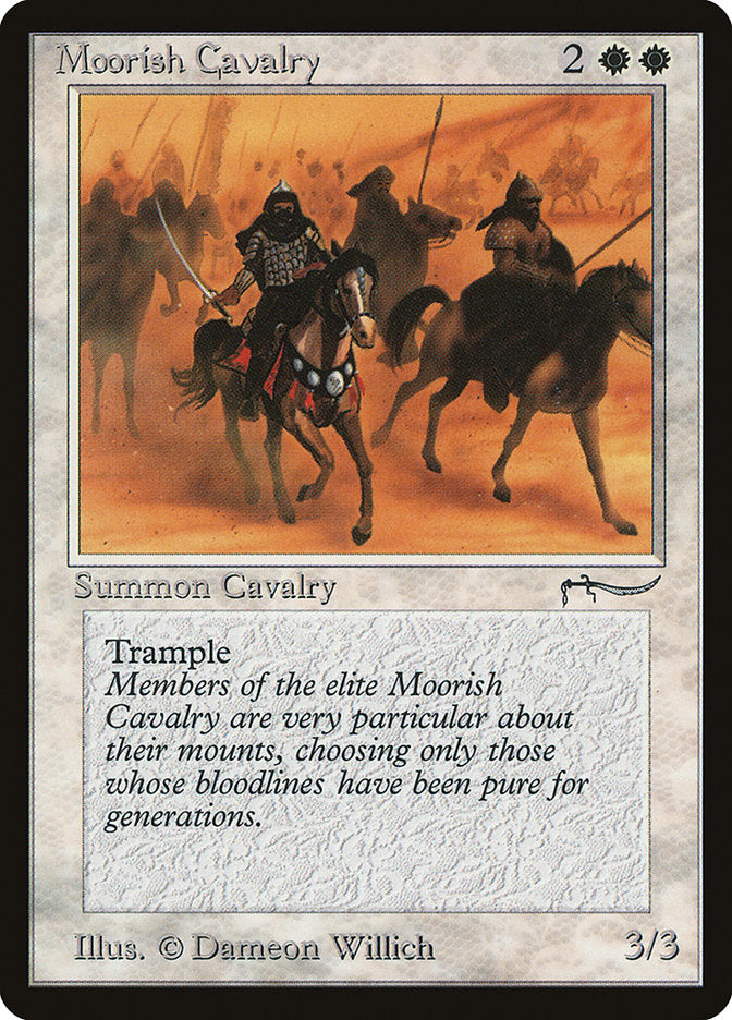 Moorish Cavalry (Light Mana Cost) [Arabian Nights] | Tacoma Games