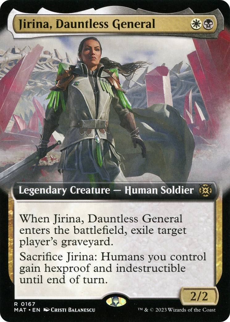 Jirina, Dauntless General (Extended Art) [March of the Machine: The Aftermath] | Tacoma Games