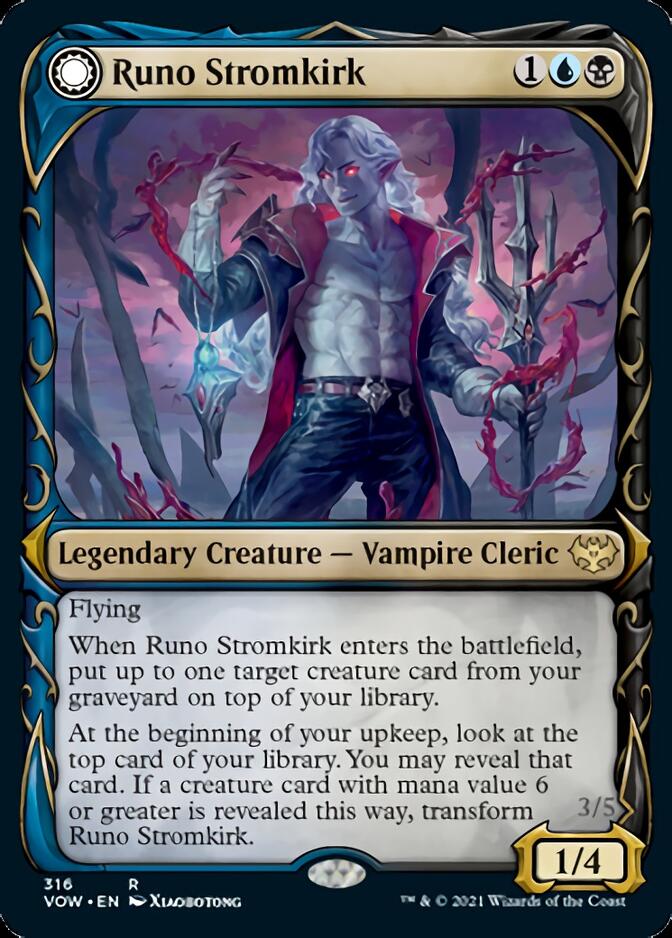 Runo Stromkirk // Krothuss, Lord of the Deep (Showcase Fang Frame) [Innistrad: Crimson Vow] | Tacoma Games