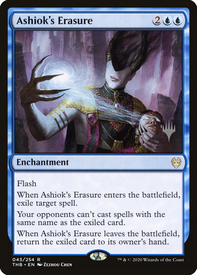 Ashiok's Erasure (Promo Pack) [Theros Beyond Death Promos] | Tacoma Games