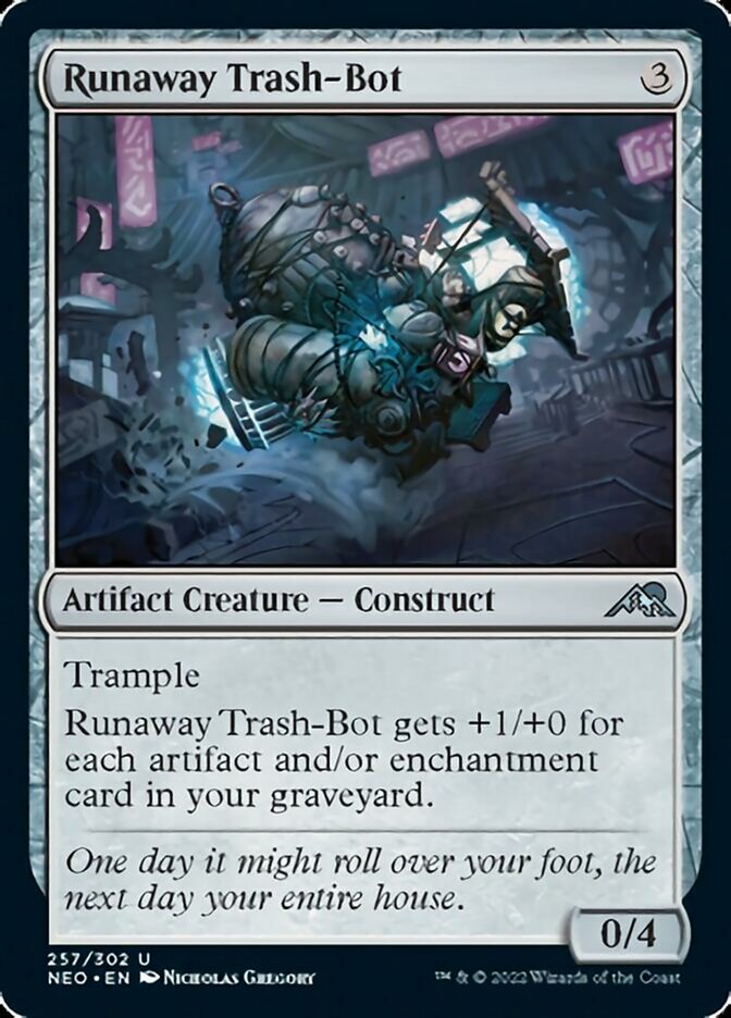 Runaway Trash-Bot [Kamigawa: Neon Dynasty] | Tacoma Games