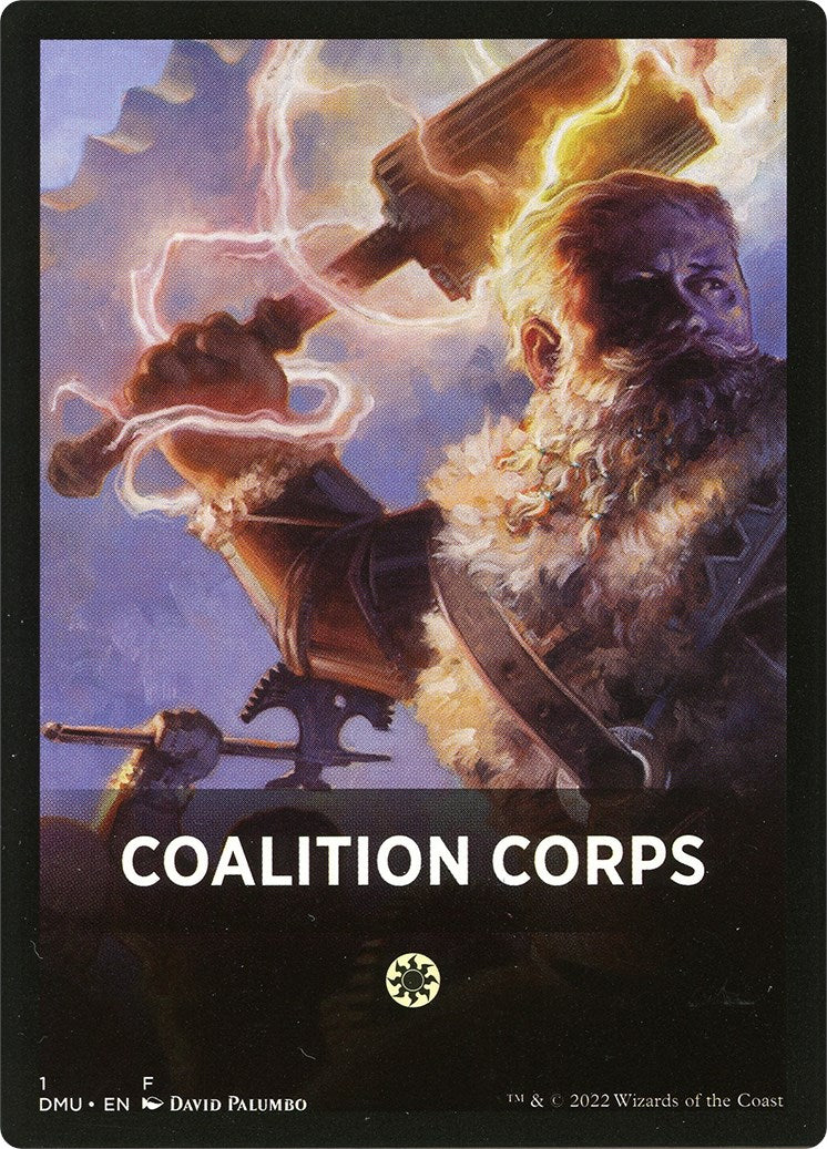 Coalition Corps Theme Card [Dominaria United Tokens] | Tacoma Games