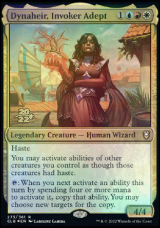 Dynaheir, Invoker Adept [Commander Legends: Battle for Baldur's Gate Prerelease Promos] | Tacoma Games