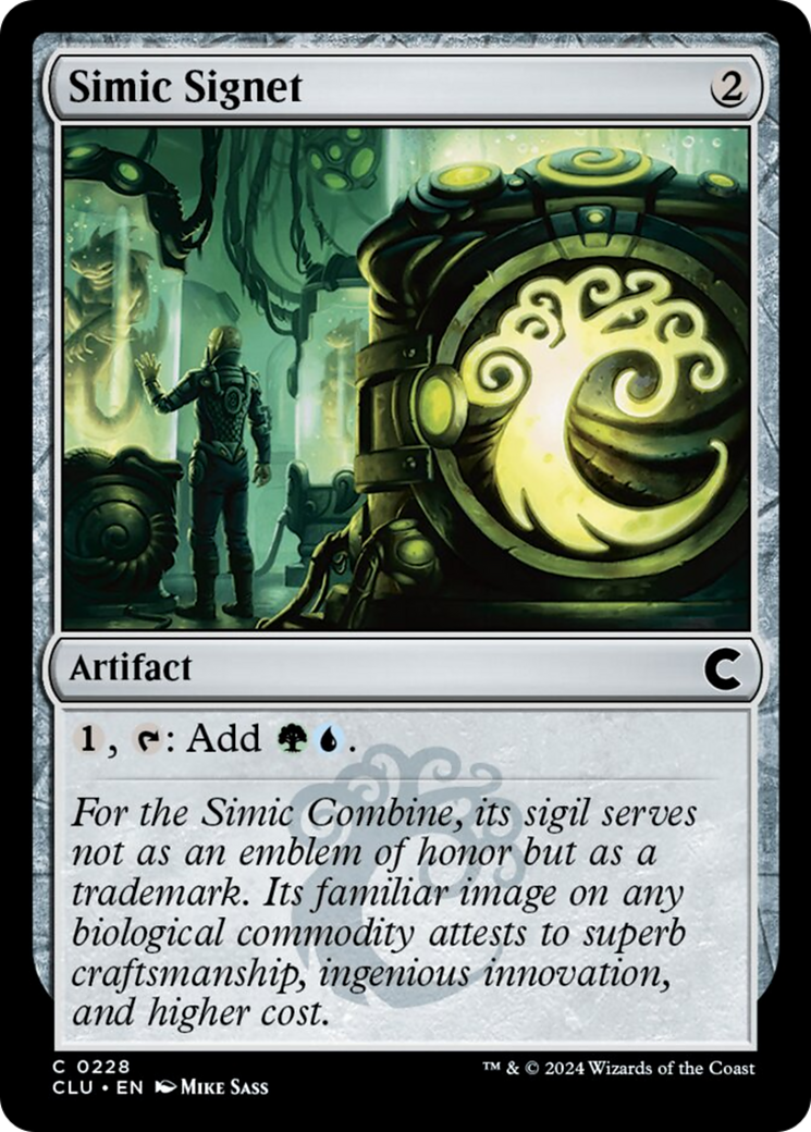 Simic Signet [Ravnica: Clue Edition] | Tacoma Games