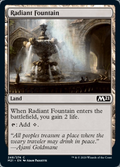 Radiant Fountain [Core Set 2021] | Tacoma Games