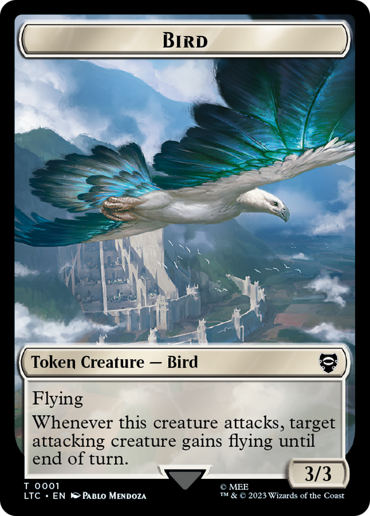 Bird // Food Token [The Lord of the Rings: Tales of Middle-Earth Commander Tokens] | Tacoma Games