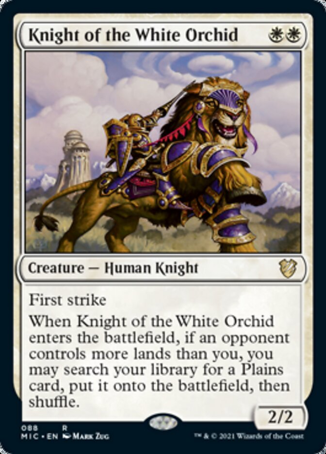 Knight of the White Orchid [Innistrad: Midnight Hunt Commander] | Tacoma Games