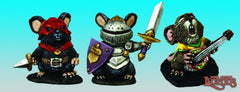 Mouslings: Bard Thief Knight | Tacoma Games