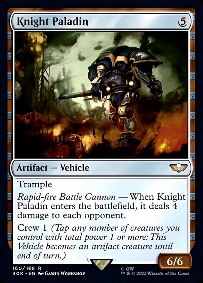 Knight Paladin (Surge Foil) [Universes Beyond: Warhammer 40,000] | Tacoma Games