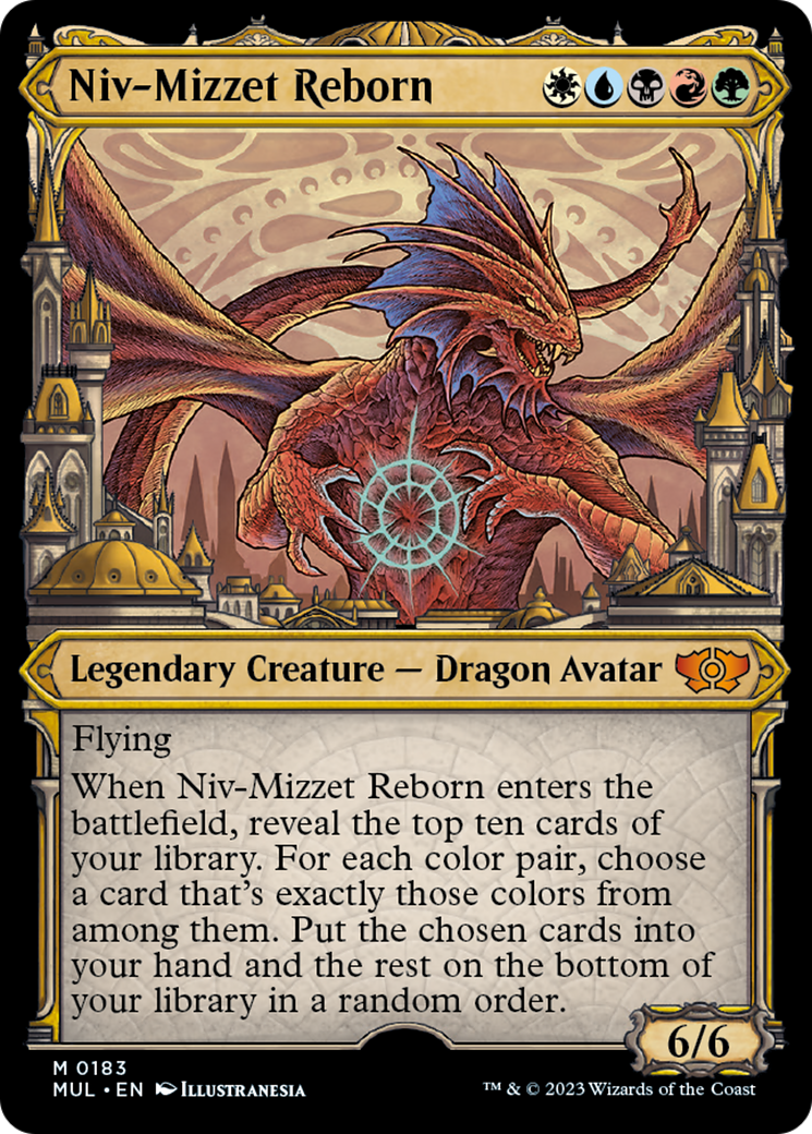 Niv-Mizzet Reborn (Halo Foil) [Multiverse Legends] | Tacoma Games