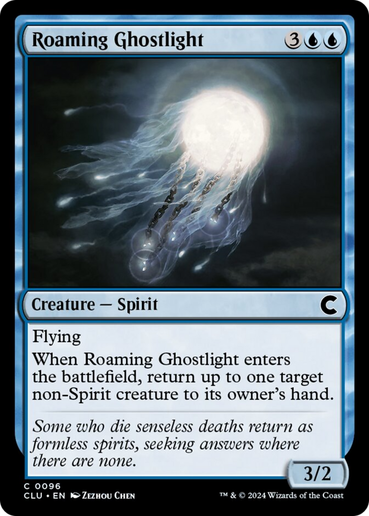 Roaming Ghostlight [Ravnica: Clue Edition] | Tacoma Games