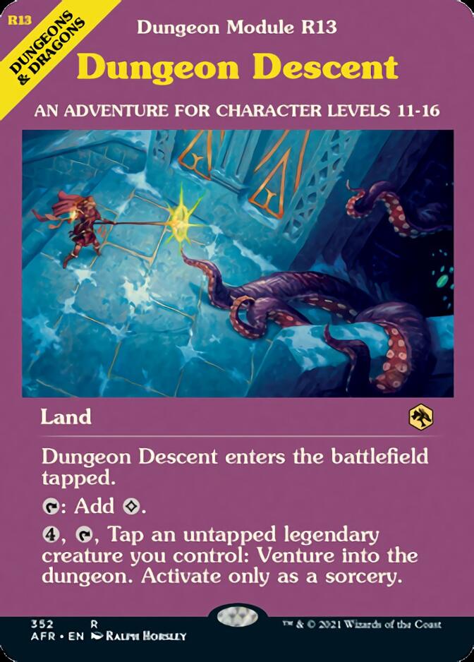 Dungeon Descent (Dungeon Module) [Dungeons & Dragons: Adventures in the Forgotten Realms] | Tacoma Games