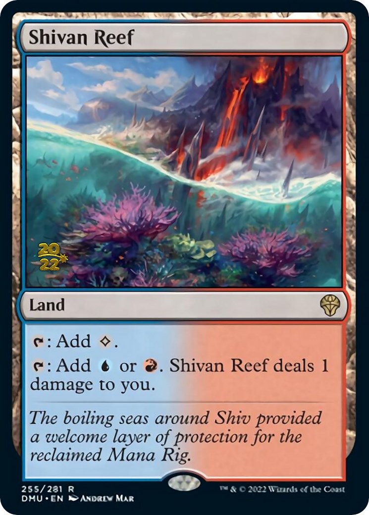 Shivan Reef [Dominaria United Prerelease Promos] | Tacoma Games