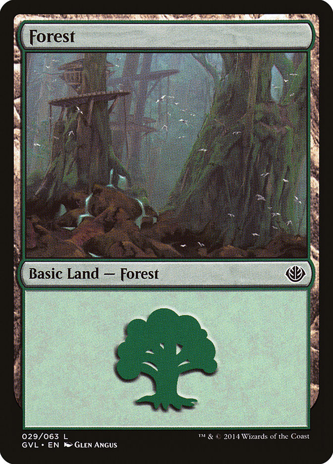 Forest (29) (Garruk vs. Liliana) [Duel Decks Anthology] | Tacoma Games