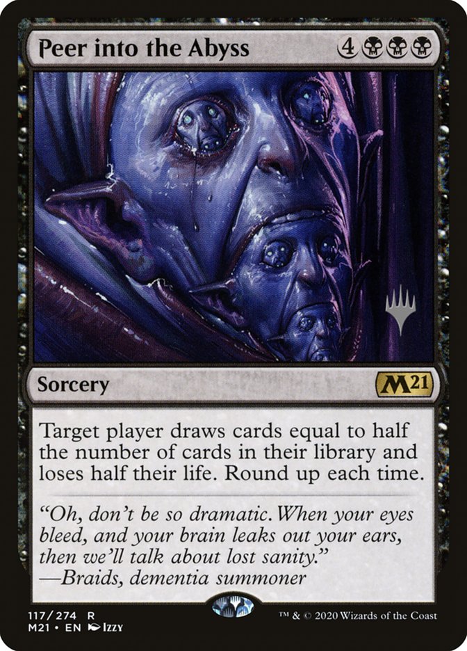 Peer into the Abyss (Promo Pack) [Core Set 2021 Promos] | Tacoma Games