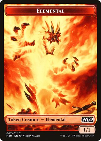 Elemental Token [Core Set 2020 Tokens] | Tacoma Games