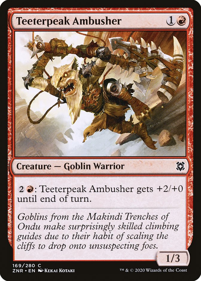 Teeterpeak Ambusher [Zendikar Rising] | Tacoma Games