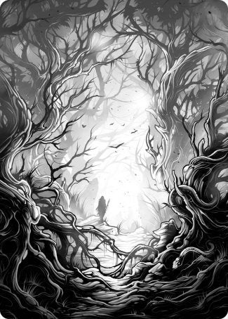Forest 1 Art Card [Innistrad: Midnight Hunt Art Series] | Tacoma Games