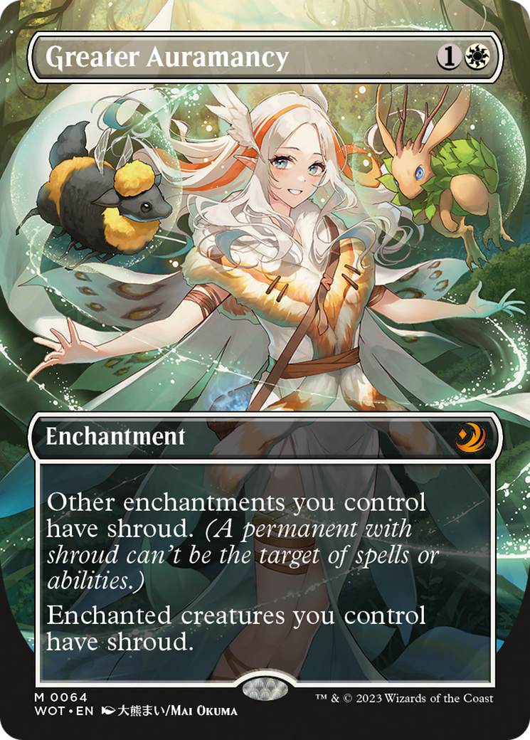 Greater Auramancy (Anime Borderless) [Wilds of Eldraine: Enchanting Tales] | Tacoma Games