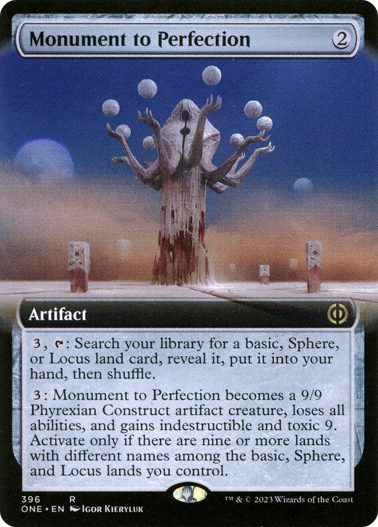 Monument to Perfection (Extended Art) [Phyrexia: All Will Be One] | Tacoma Games