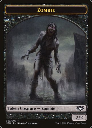 Zombie Token [Mythic Edition Tokens] | Tacoma Games