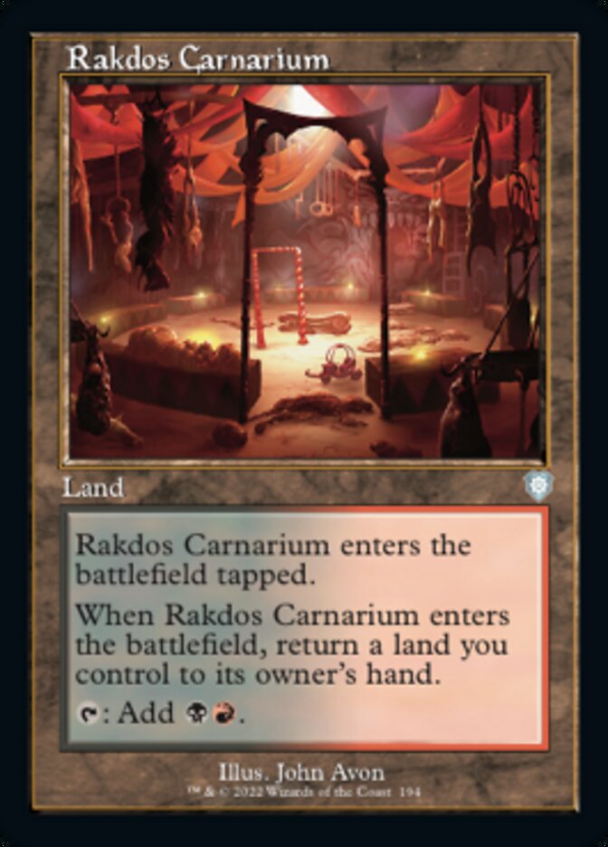 Rakdos Carnarium (Retro) [The Brothers' War Commander] | Tacoma Games